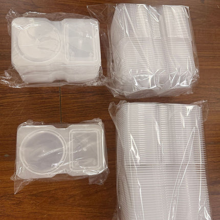 50PCS Disposable Takeaway Sauce Containers with Lids Food Grade Home Delivery