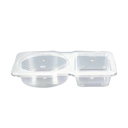 50PCS Disposable Takeaway Sauce Containers with Lids Food Grade Home Delivery