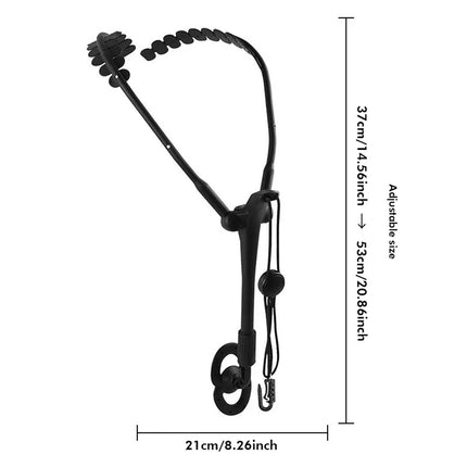 Saxophone Strap Double Shoulder Adjustable Neck Hanging Strap For Musician Use