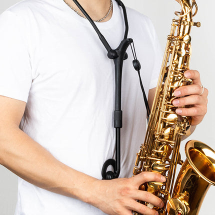 Saxophone Strap Double Shoulder Adjustable Neck Hanging Strap For Musician Use
