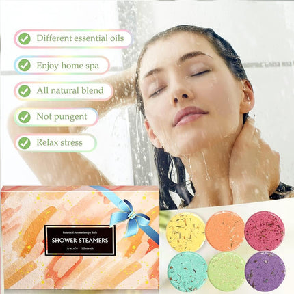 Shower Steamers Gift Set Aromatherapy Tablets for Spa and Relaxation