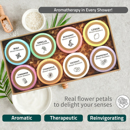 Shower Steamers Gift Set Aromatherapy Tablets for Spa and Relaxation
