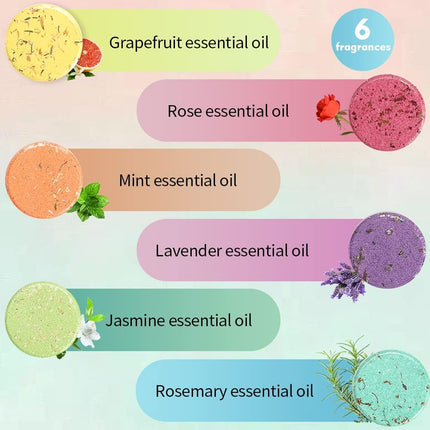 Shower Steamers Gift Set Aromatherapy Tablets for Spa and Relaxation