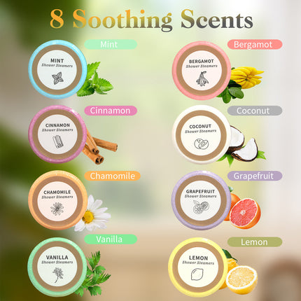 Shower Steamers Gift Set Aromatherapy Tablets for Spa and Relaxation