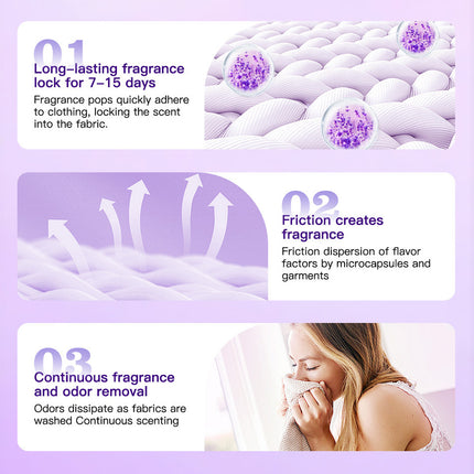 Clothes Care Perfumed Scent Beads Stain Removing Long Lasting Easy to Dissolve
