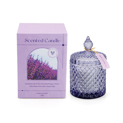 Scented Candle Glass Cup Aromatherapy Candle Eco-Friendly Fragrance Candle