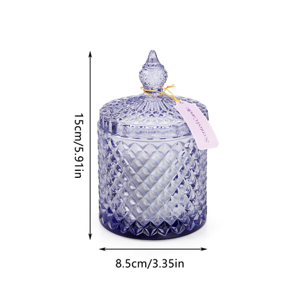 Scented Candle Glass Cup Aromatherapy Candle Eco-Friendly Fragrance Candle