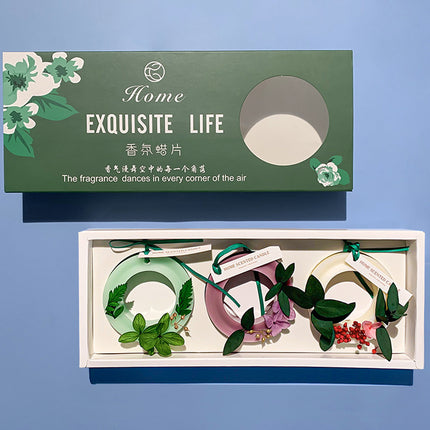 Aromatherapy Scented Wax Pendant Long Lasting Wardrobe Deodorant Gift Box