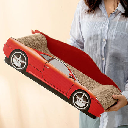Sports Car Shape Cat Scratching Board Wear-Resistant Claw Grinding and Toy