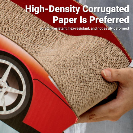 Sports Car Shape Cat Scratching Board Wear-Resistant Claw Grinding and Toy