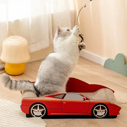 Sports Car Shape Cat Scratching Board Wear-Resistant Claw Grinding and Toy