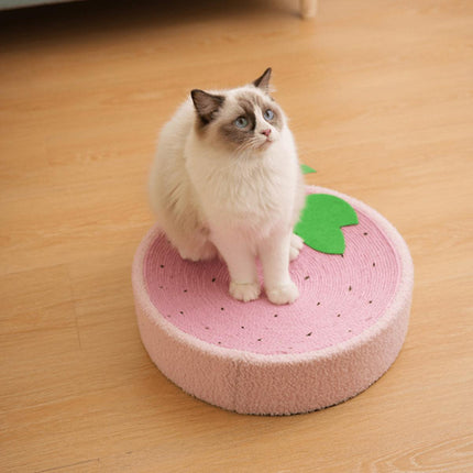 Cat Scratching Board Bed 3 in 1 Round Large Durable Pet Toy Furniture Protector