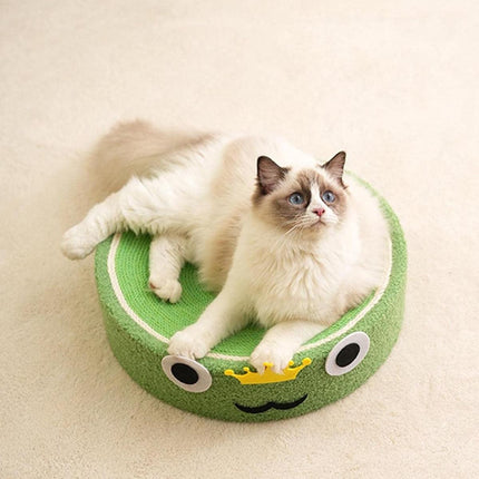 Cat Scratching Board Bed 3 in 1 Round Large Durable Pet Toy Furniture Protector