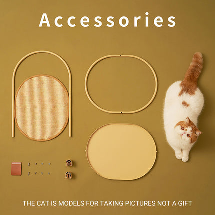 Cat Scratching Board Sisal Vertical Pet Furniture Multifunctional Toy Use