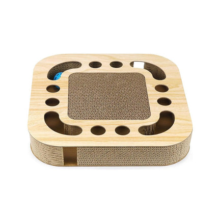 Cat Toy Interactive Turntable Ball Track Tower Pet Claw Training Play Exercise