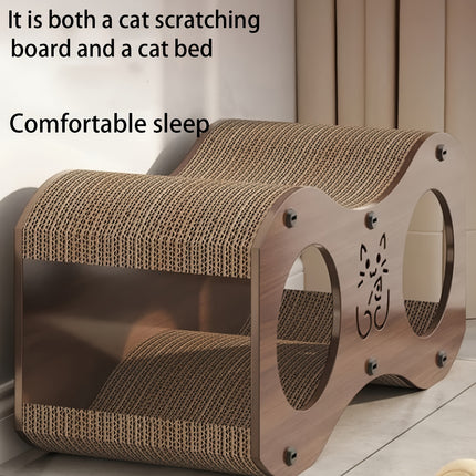 Cat Scratch Board Nest Toy Comfortable Pad Indoor Pet Play Furniture for Cats