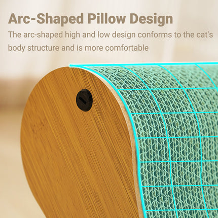 2 in1 Cat Scratcher Cat Bed Lounge Chair Cardboard for Kittens Scratching Pad