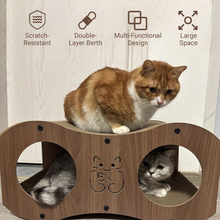 Cat Scratch Board Nest Toy Comfortable Pad Indoor Pet Play Furniture for Cats