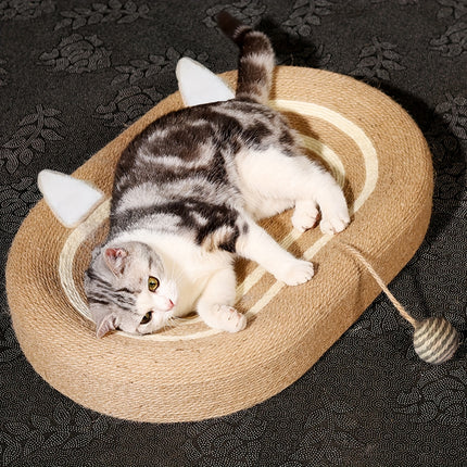 Sisal Basin Cat Scratch Board Cat Paw Board Basin Cat Bed Kitten Scratcher Pad