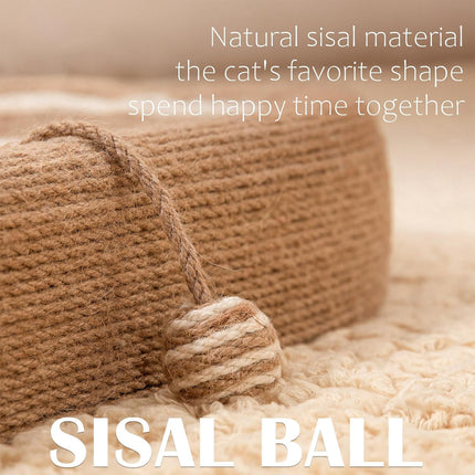Sisal Basin Cat Scratch Board Cat Paw Board Basin Cat Bed Kitten Scratcher Pad