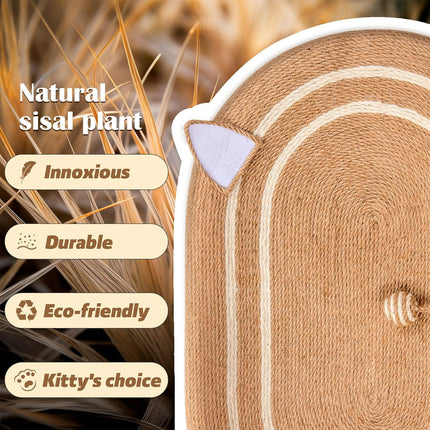 Sisal Basin Cat Scratch Board Cat Paw Board Basin Cat Bed Kitten Scratcher Pad