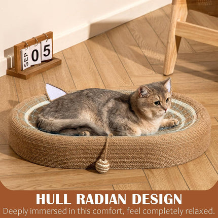 Sisal Basin Cat Scratch Board Cat Paw Board Basin Cat Bed Kitten Scratcher Pad