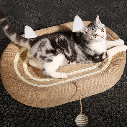 Sisal Basin Cat Scratch Board Cat Paw Board Basin Cat Bed Kitten Scratcher Pad
