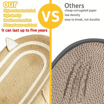 Sisal Basin Cat Scratch Board Cat Paw Board Basin Cat Bed Kitten Scratcher Pad