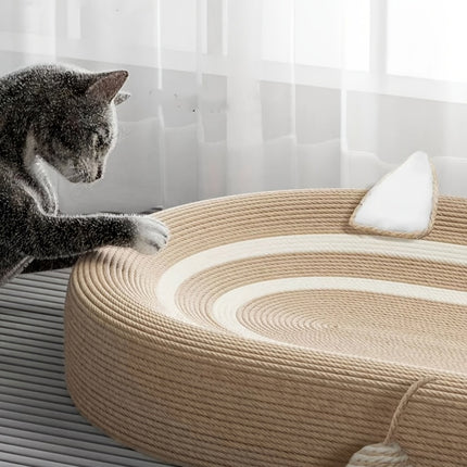 Sisal Basin Cat Scratch Board Cat Paw Board Basin Cat Bed Kitten Scratcher Pad