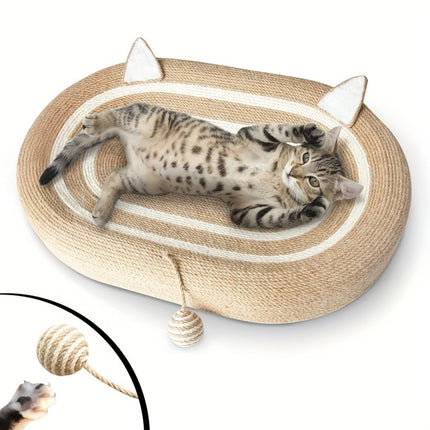 Sisal Basin Cat Scratch Board Cat Paw Board Basin Cat Bed Kitten Scratcher Pad