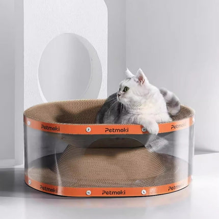 Cat Scratch Board Tunnel Bed Multifunctional Toy Passage For Indoor Rest Play