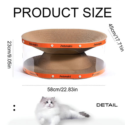 Cat Scratch Board Tunnel Bed Multifunctional Toy Passage For Indoor Rest Play