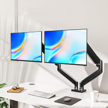 Monitor Free Hover Telescopic Arm Mount Black Ergonomic Adjustable