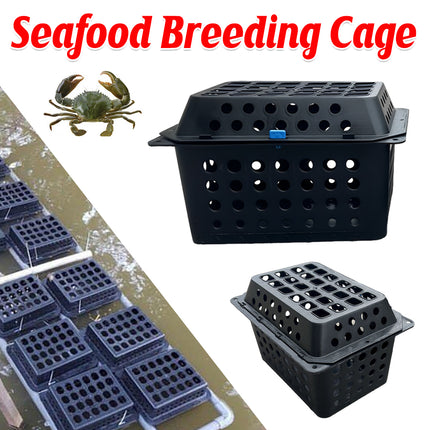 Crab Farming Cage 35CM Seafood Breeding Box Trap Container Aquatic Farm Fishing