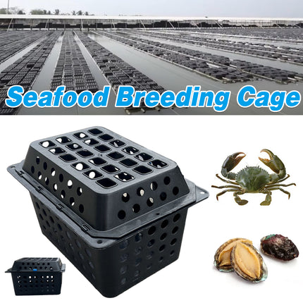 Crab Farming Cage 35CM Seafood Breeding Box Trap Container Aquatic Farm Fishing