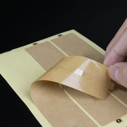 1Pack Kraft Paper Box Sealing Label Shipping Parcel Security Express Easy Tear