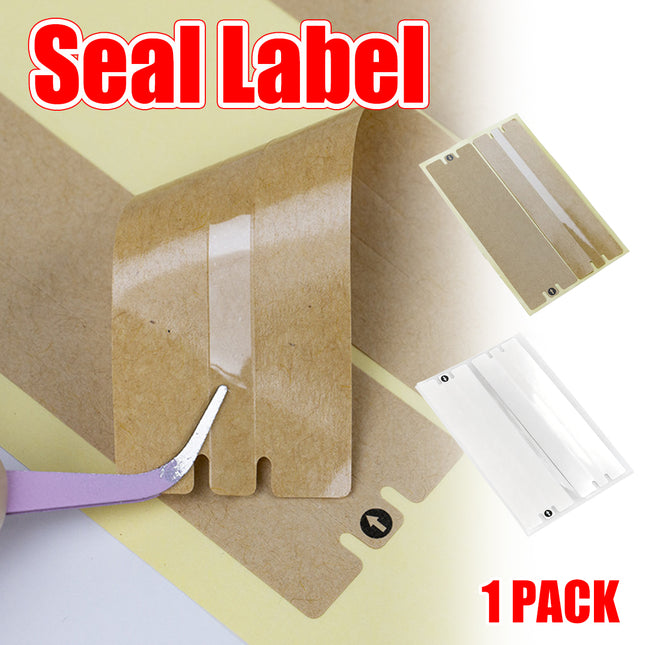 1Pack Kraft Paper Box Sealing Label Shipping Parcel Security Express Easy Tear