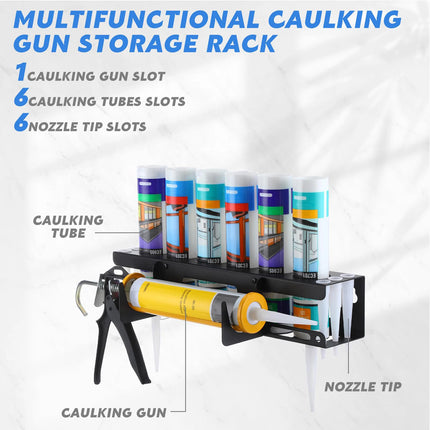 Sealant Loading Tool Holder Durable Space-Saving Storage Rack for Caulk Tubes