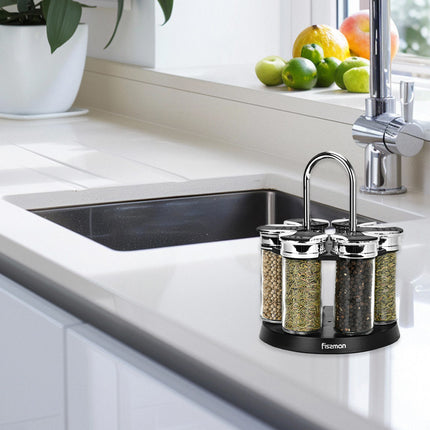 Kitchen Pepper Salt Spice Shakers Set Chef Home Use Food Grade Adjustable Holes
