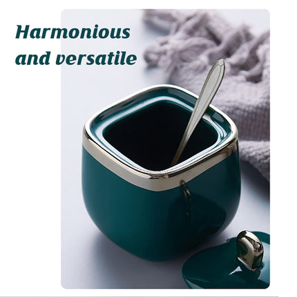 Seasoning Jar Household Kitchen Covered Seasoning Box Spice Container Organizer