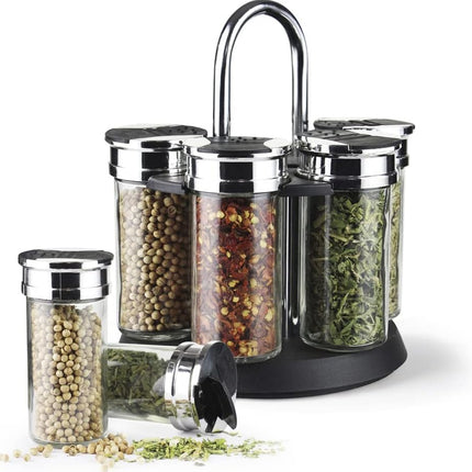 Kitchen Pepper Salt Spice Shakers Set Chef Home Use Food Grade Adjustable Holes