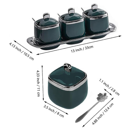 Seasoning Jar Household Kitchen Covered Seasoning Box Spice Container Organizer