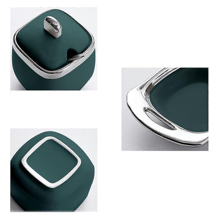 Seasoning Jar Household Kitchen Covered Seasoning Box Spice Container Organizer
