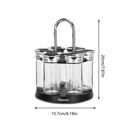Kitchen Pepper Salt Spice Shakers Set Chef Home Use Food Grade Adjustable Holes