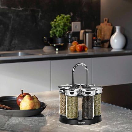 Kitchen Pepper Salt Spice Shakers Set Chef Home Use Food Grade Adjustable Holes