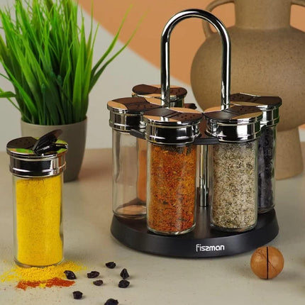 Kitchen Pepper Salt Spice Shakers Set Chef Home Use Food Grade Adjustable Holes