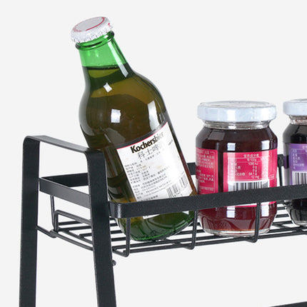 3 Tier Spice Rack Storage Kitchen Condiment Storage Cabinet Shelf Organizer