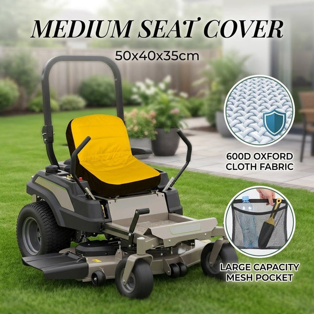 Lawn Mower Seat Cover Medium Tractor Seat Protector Oxford Fabric