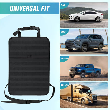 Car Universal Rear Seat 6-Piece Storage Bag Set Space Saving Waterproof Durable