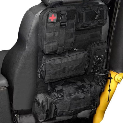 Car Universal Rear Seat 6-Piece Storage Bag Set Space Saving Waterproof Durable